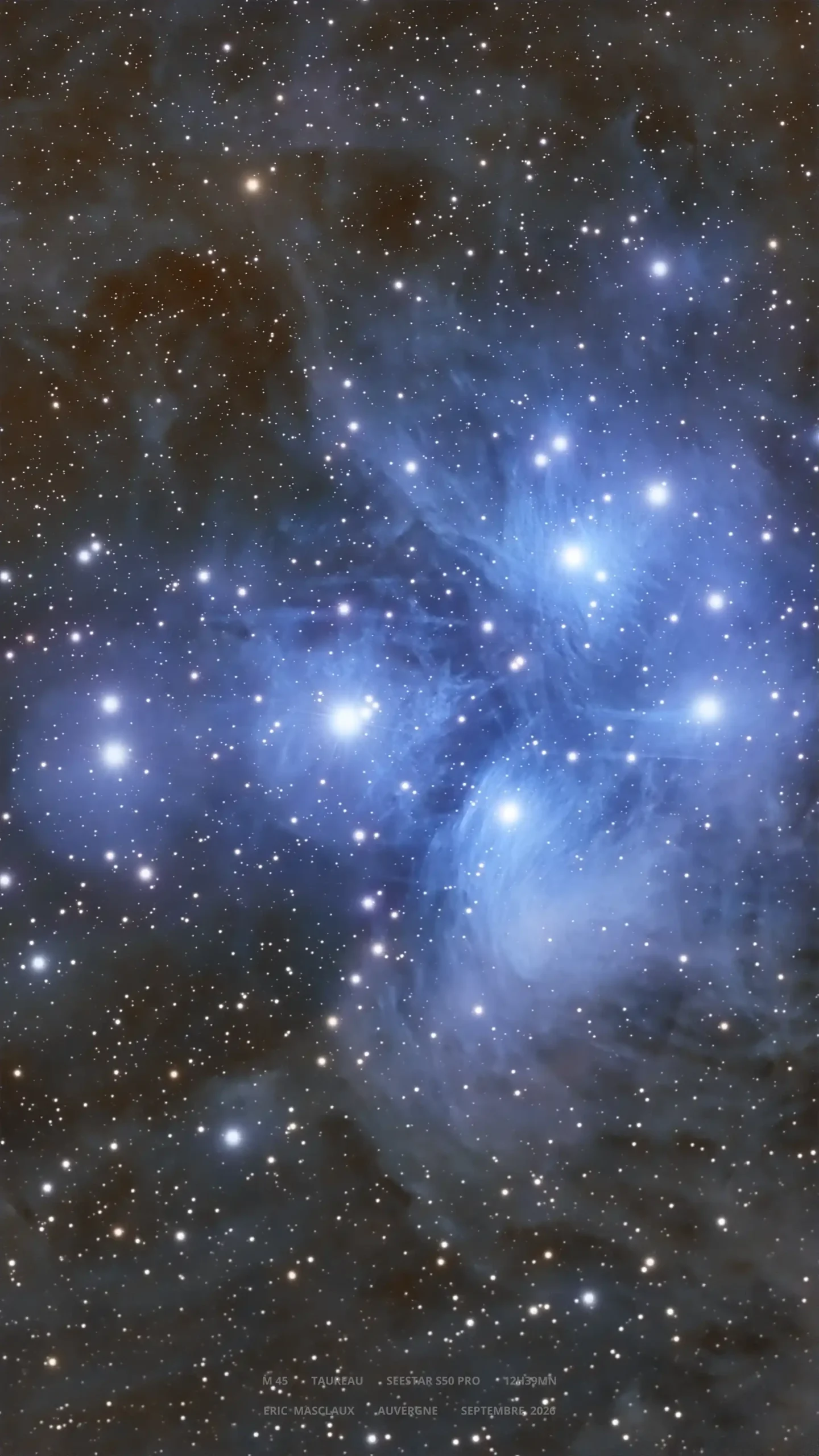 astrophoto telescope seestar s50 pro m45 amas pleiades
