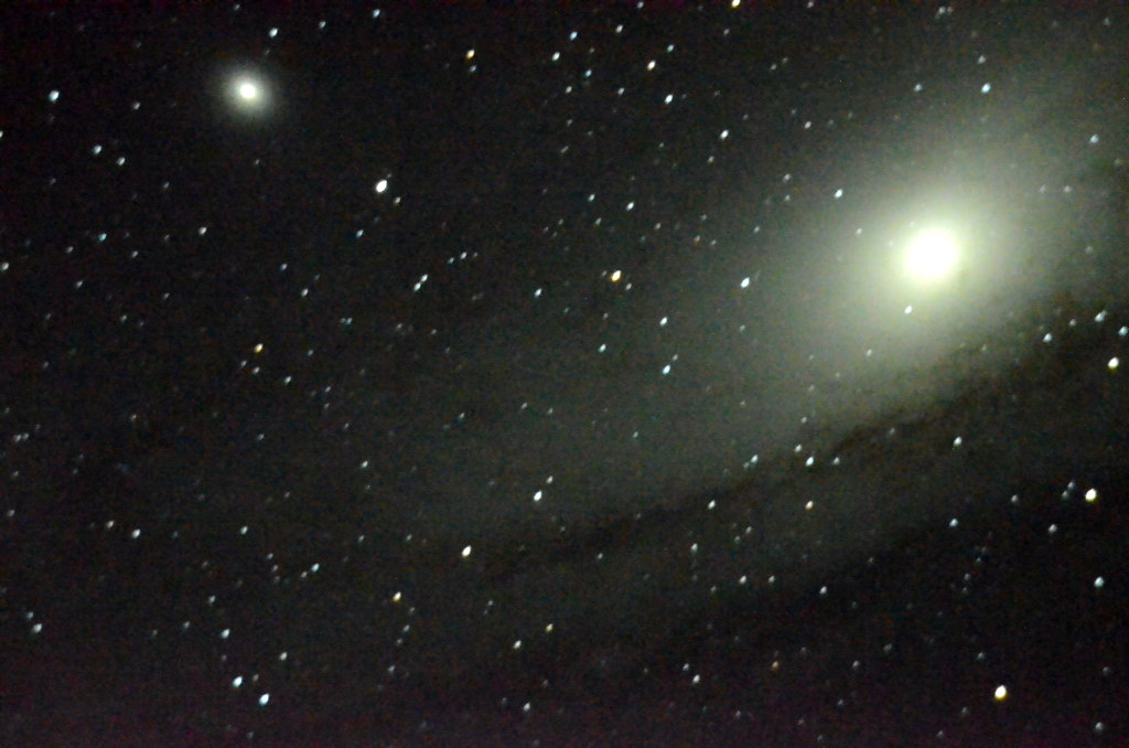 observation telescope galaxie andromede M31 objet diffus